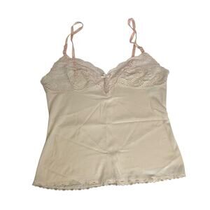 Vintage Vassarette Women's Lace Trim Camisole Size 34